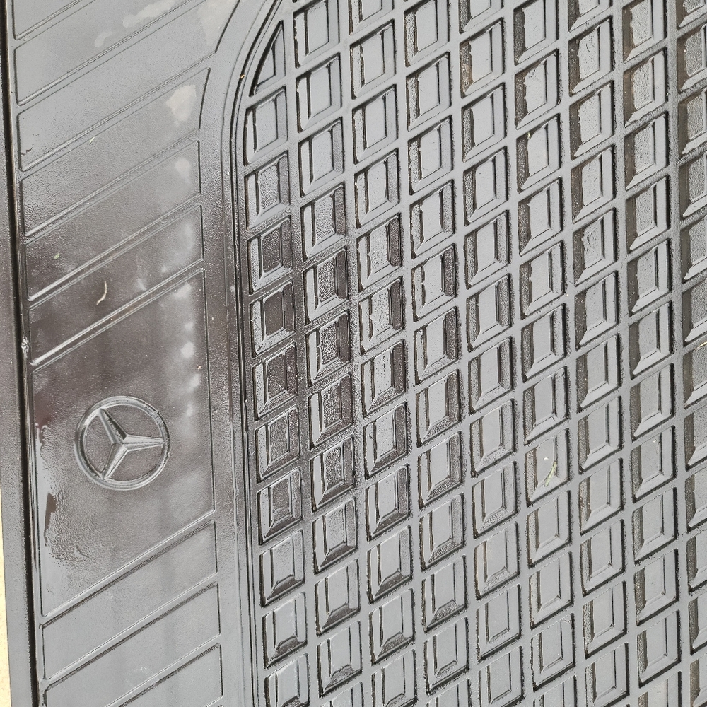 Mercedes rubber floor mats.larger size, they were in my 2020 S class